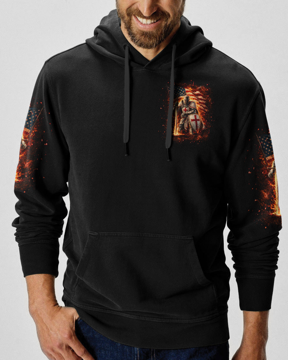 He Who Kneels Before God Warrior Men's All Over Print Shirt - Trunx225941