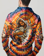 God And Lamb Swirl Men's All Over Print Shirt - Trunx560128