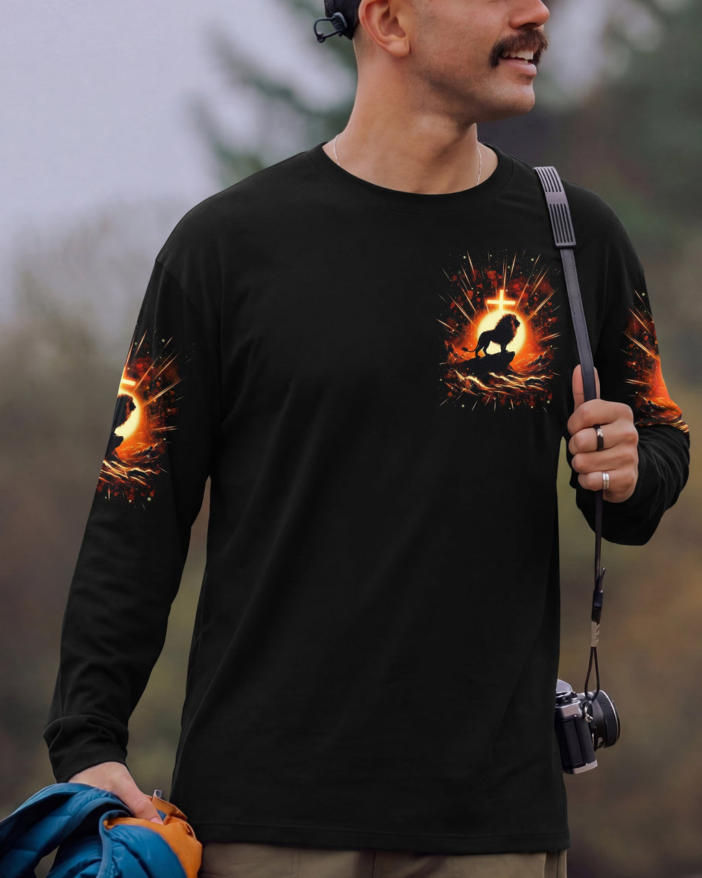 Even In The Darkness Lion Men's All Over Print Shirt - Trunx574008