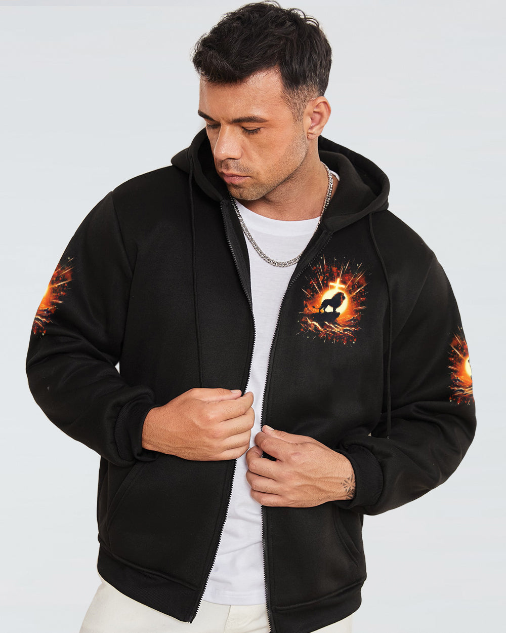 Even In The Darkness Lion Men's All Over Print Shirt - Trunx574008
