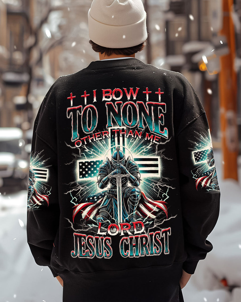 I Bow To None Other Than The Lord Men's All Over Print Shirt - Trunx931404