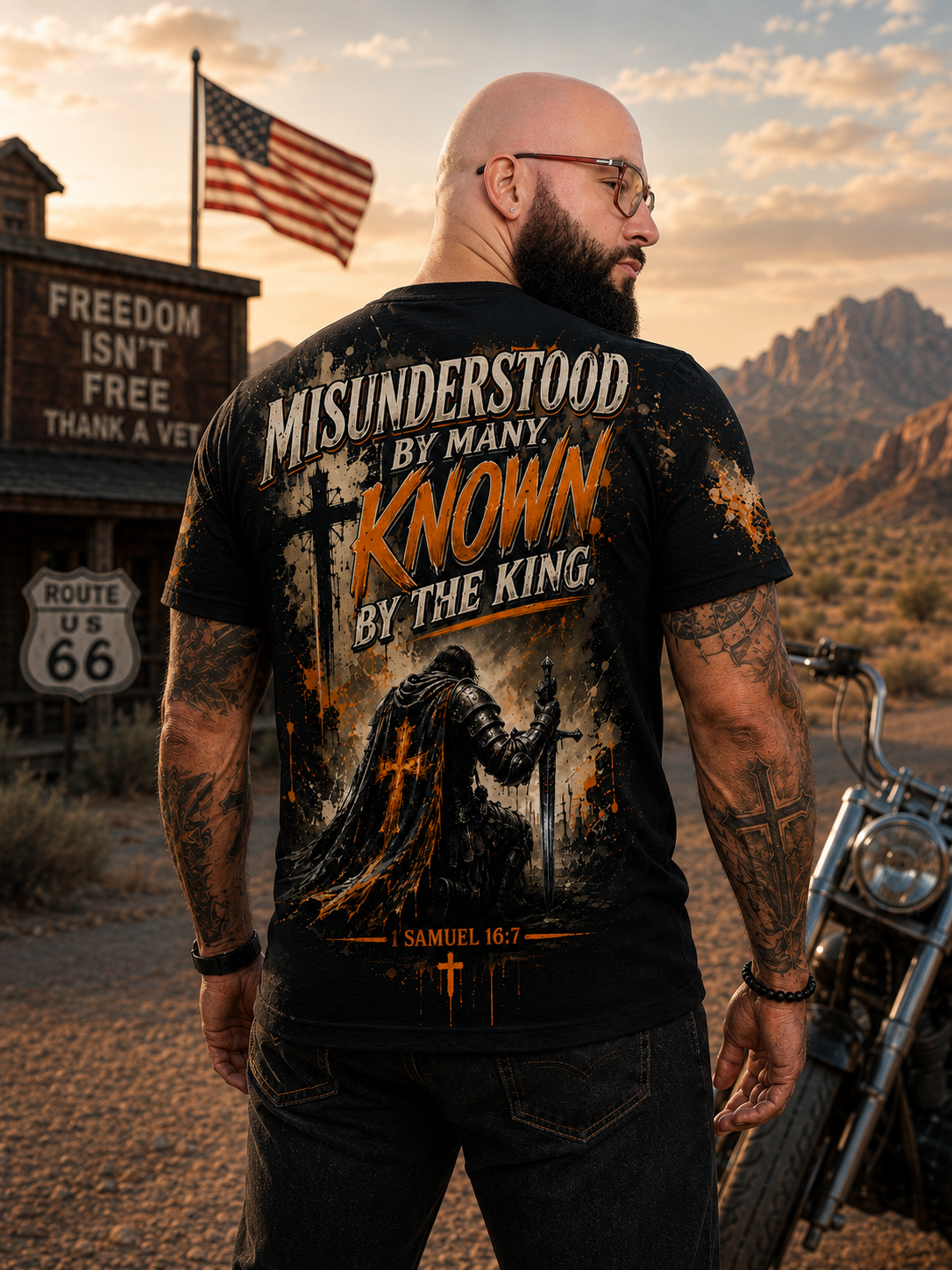 Misunderstood by Many, Known by the King – 1 Samuel 16:7 Christian All-Over Print Shirt