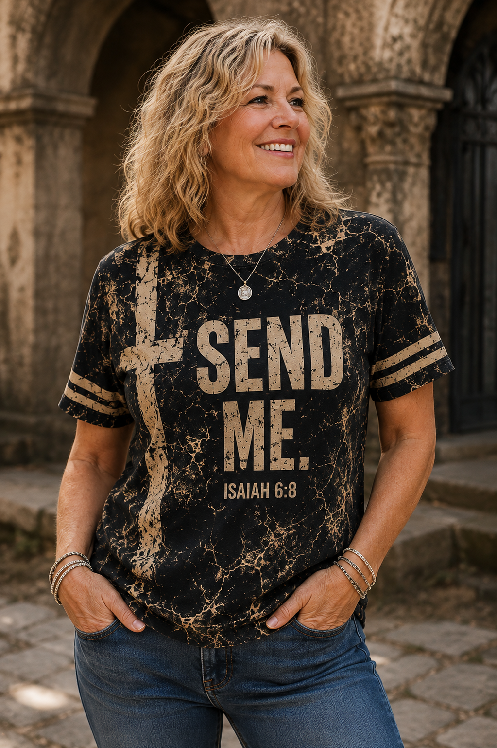 Send Me. Isaiah 6:8 – All-Over Print Christian Shirt