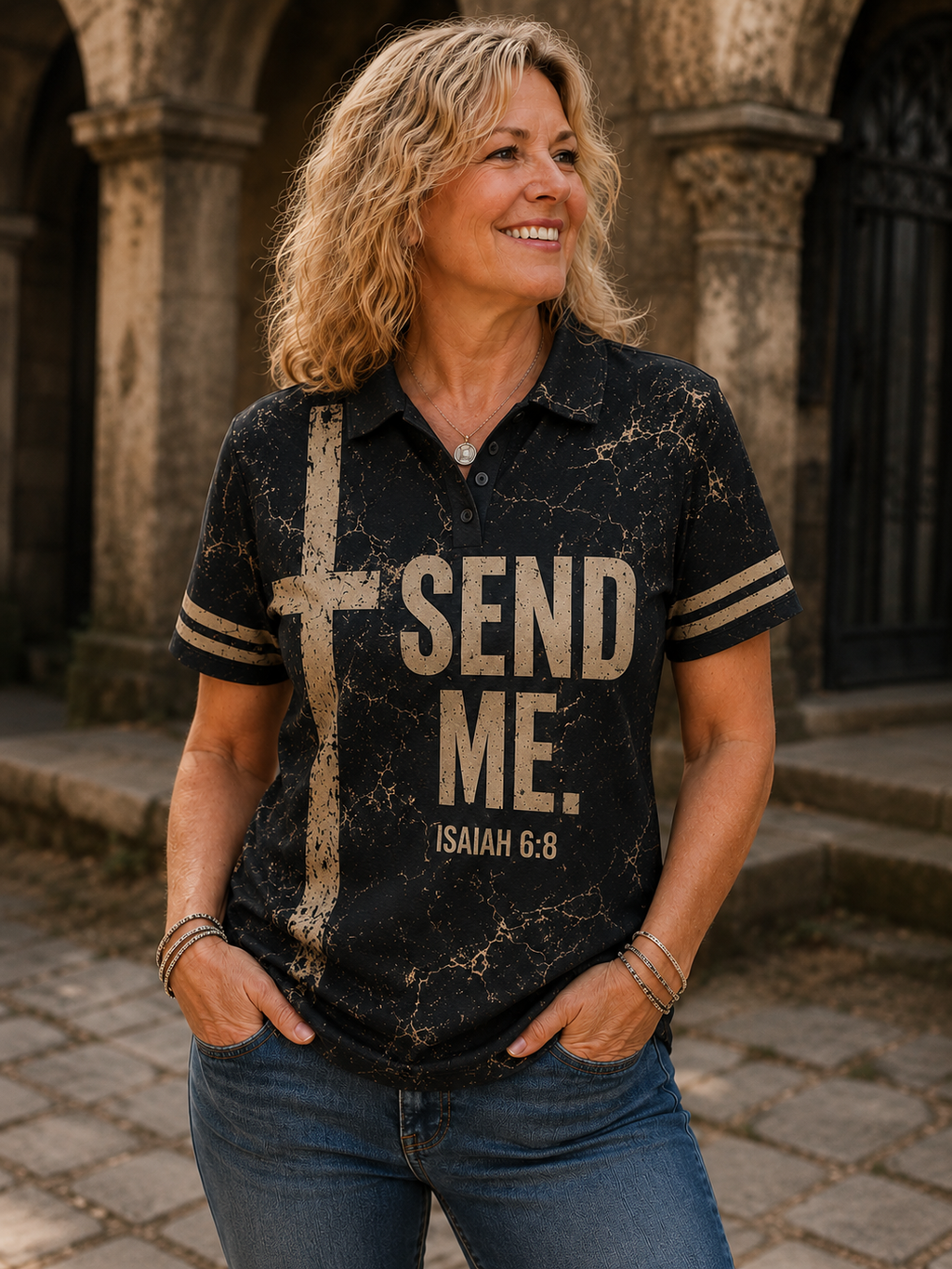 Send Me. Isaiah 6:8 – All-Over Print Christian Shirt