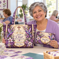 Artistic Patterns Personalized Quilted Shoulder Bag & Storage Bag Set