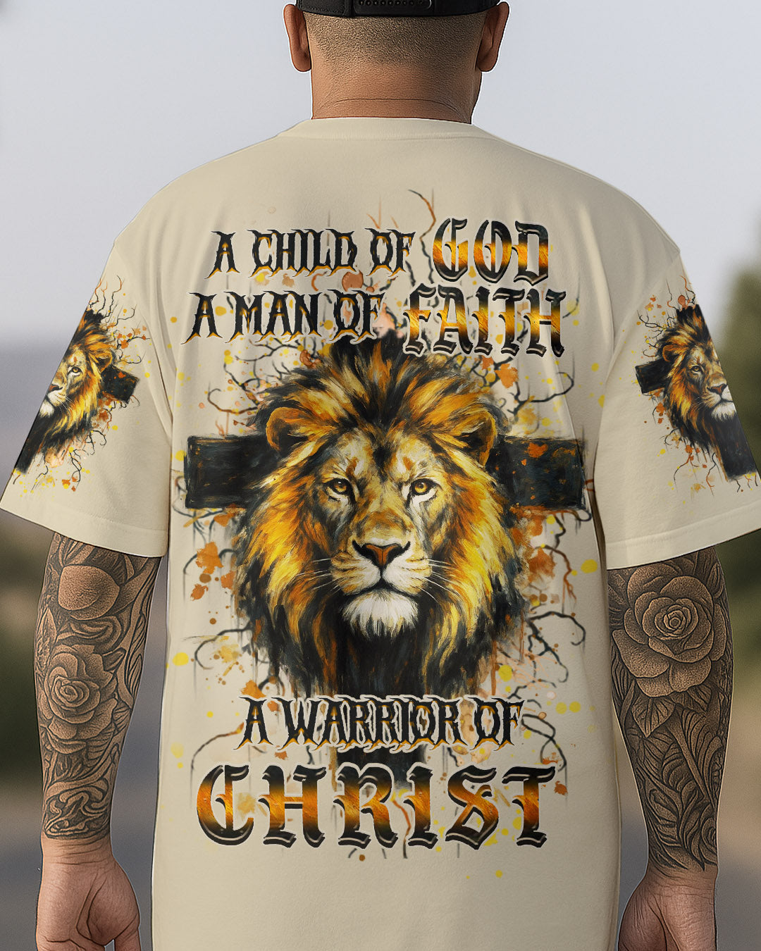 A Warrior Of Christ Men's All Over Print Shirt - Trunx144010