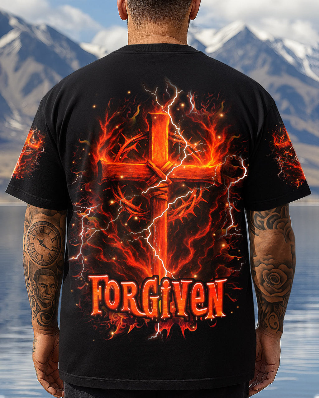 Forgiven Men's All Over Print Shirt - Trunx803156