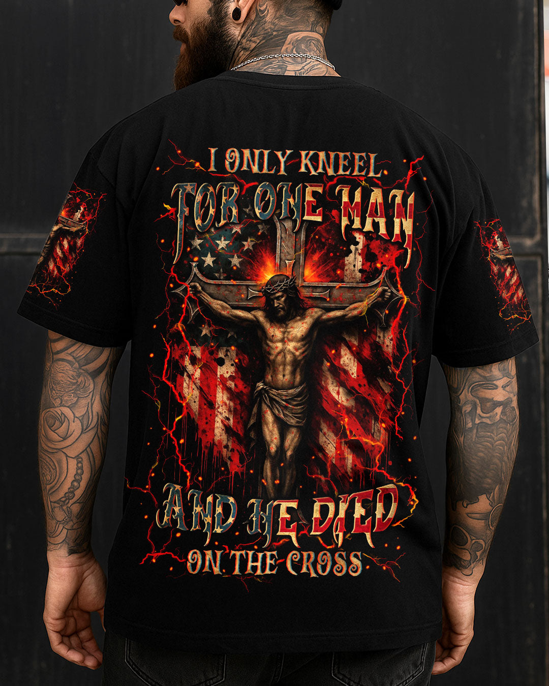 I Only Kneel For One Man Men's All Over Print Shirt - Trunx971989