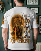A Warrior Of Christ Warrior Lion Men's All Over Print Shirt - Trunx123773