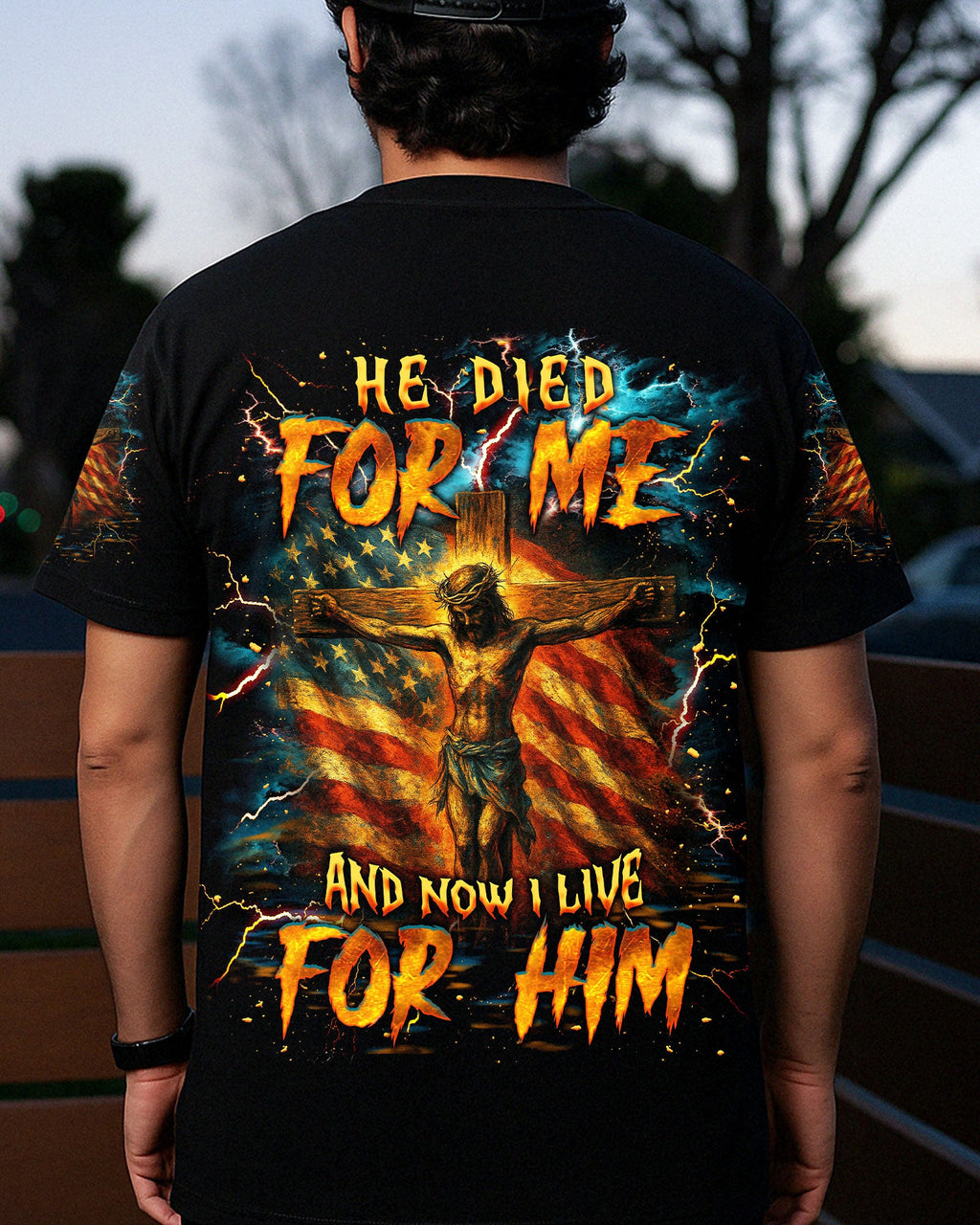 He Died For Me Men's All Over Print Shirt - Trunx741776