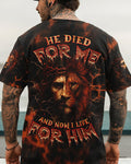 He Died For Me Men's All Over Print Shirt - Trunx488301
