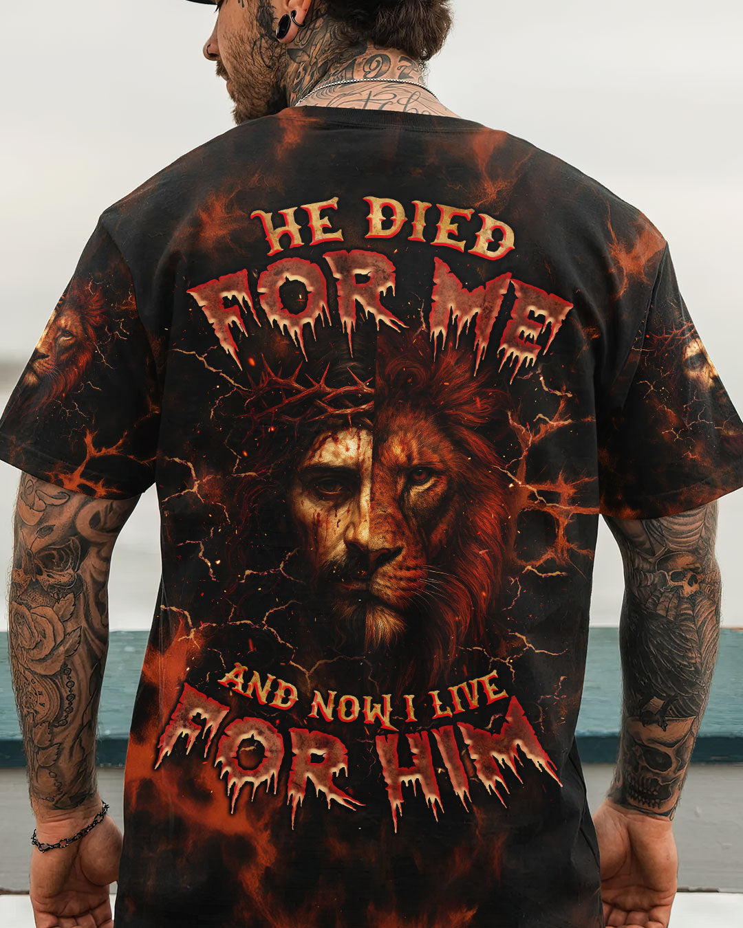 He Died For Me Men's All Over Print Shirt - Trunx488301