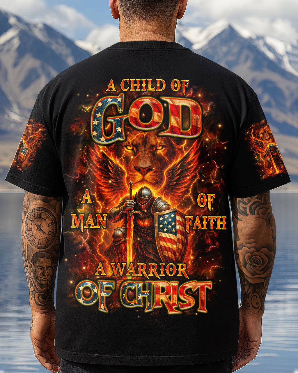A Warrior Of Christ Men's All Over Print Shirt - Trunx327650