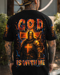 God Is With Me Men's All Over Print Shirt - Trunx888504