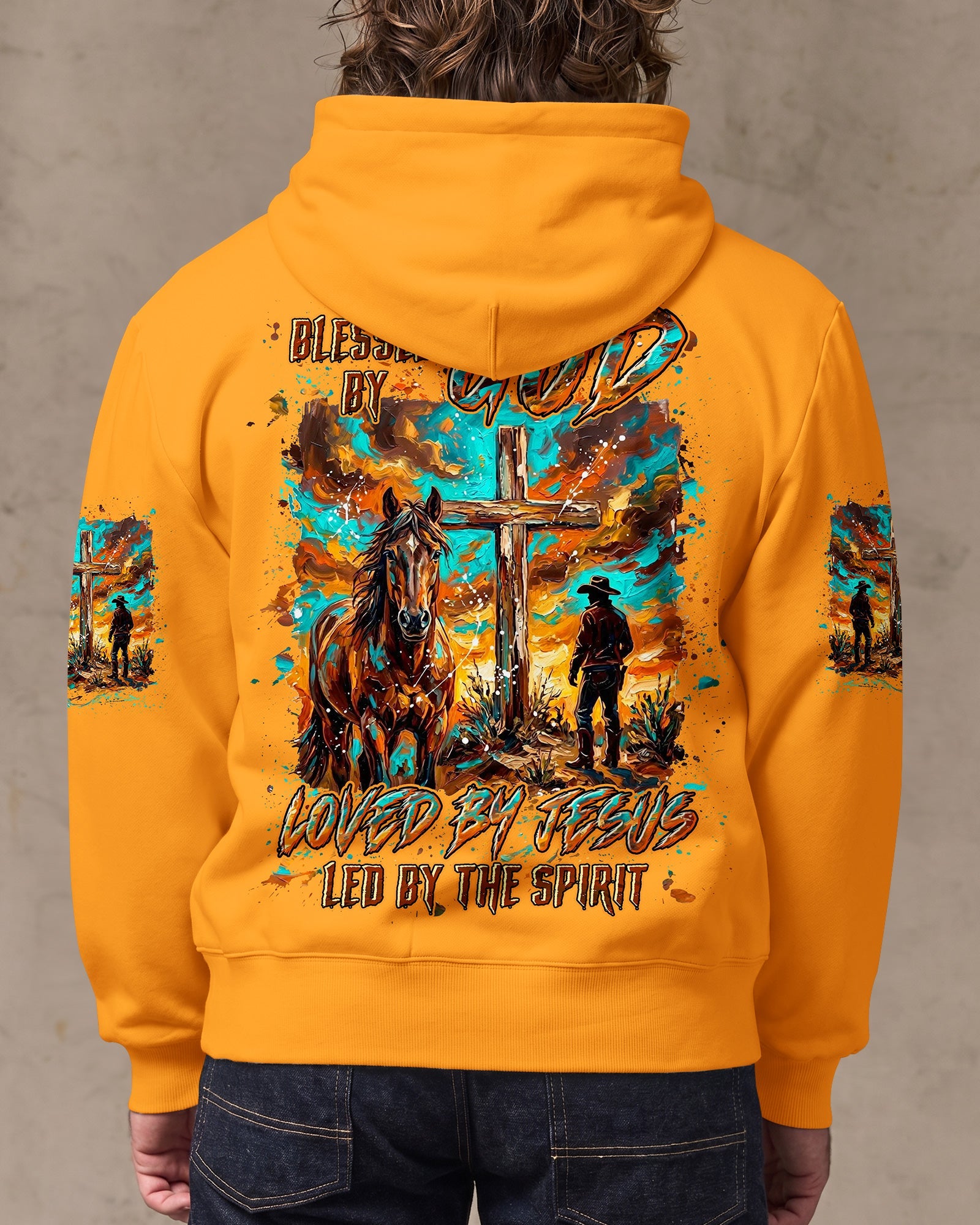 Blessed By God Loved By Jesus Men's All Over Print Shirt - Trunx261591