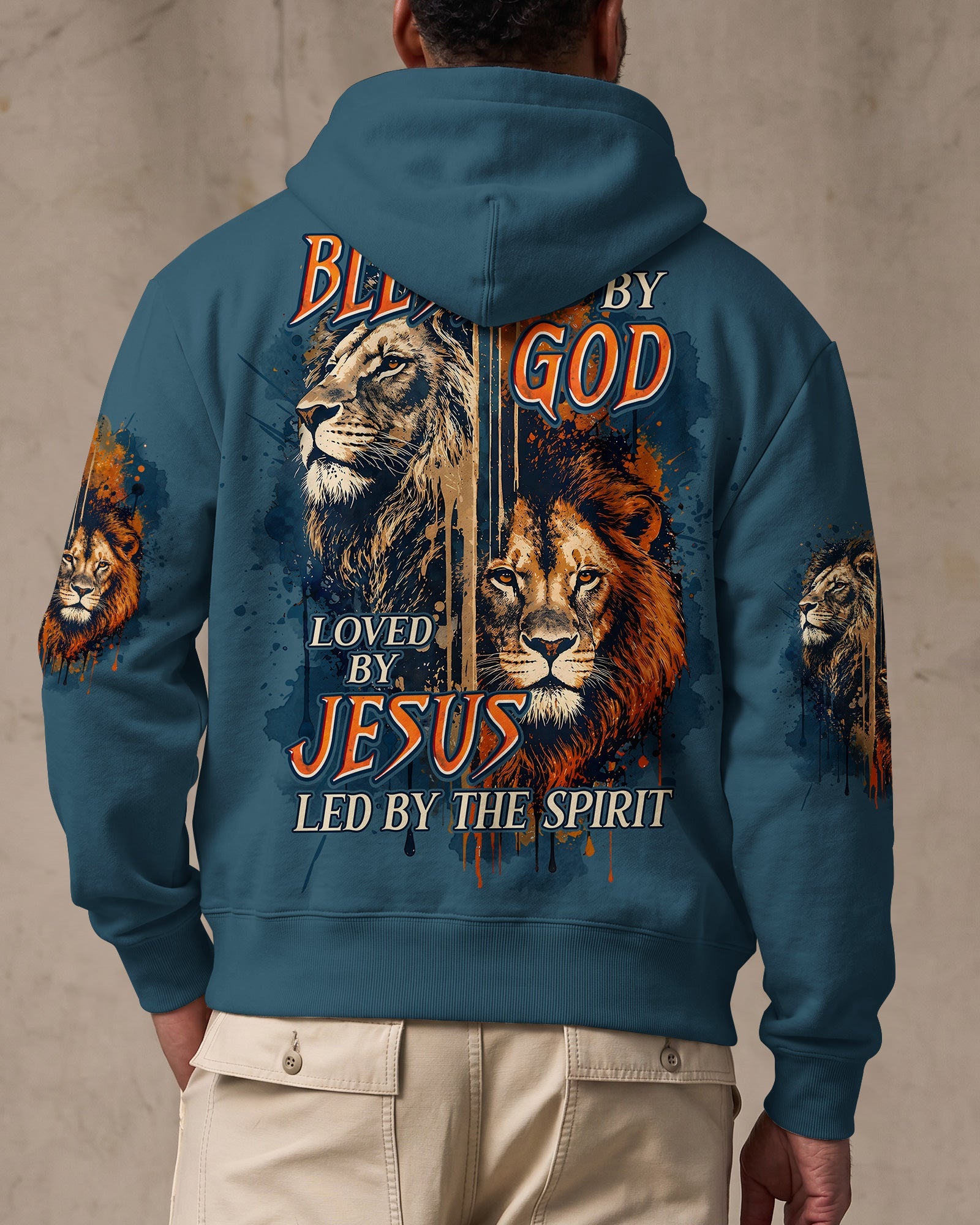 Blessed By God Lion Men's All Over Print - Trunx064761