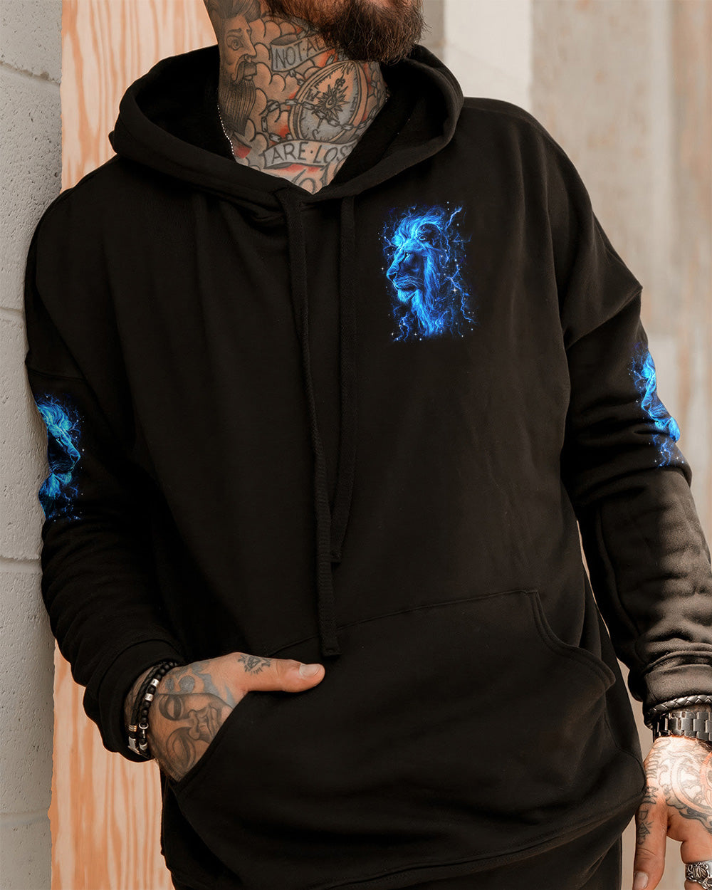 Blessed By God Lion Men's All Over Print Shirt - Trunx873591
