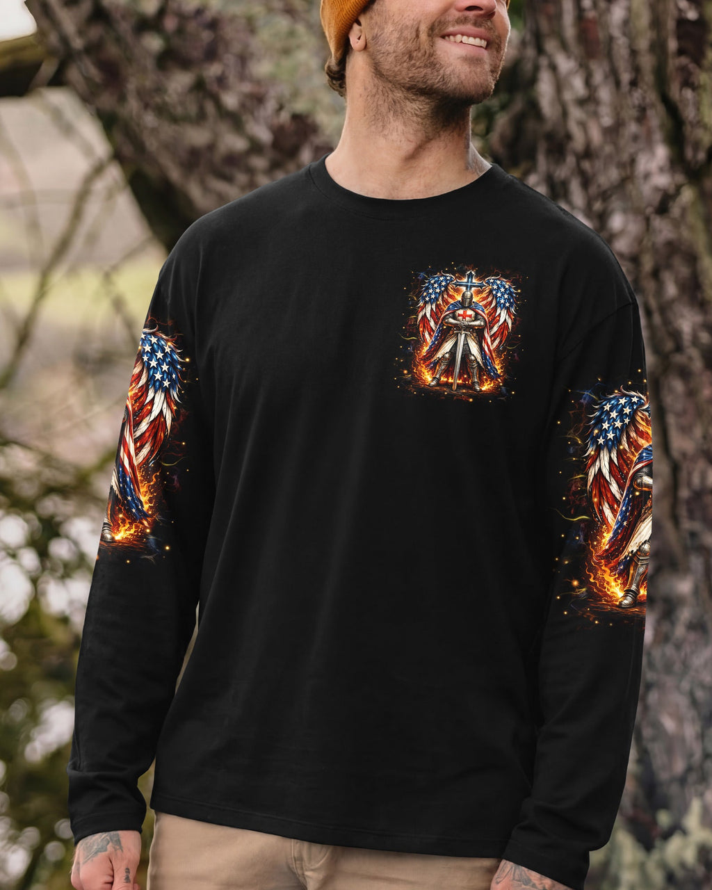 A Warrior Of Christ Wings Men's All Over Print Shirt - Trunx858725