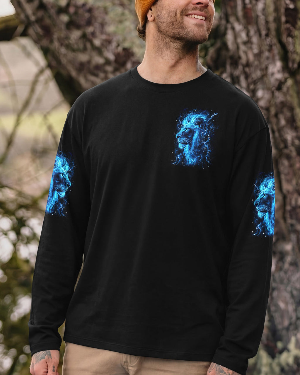 Blessed By God Lion Men's All Over Print Shirt - Trunx873591