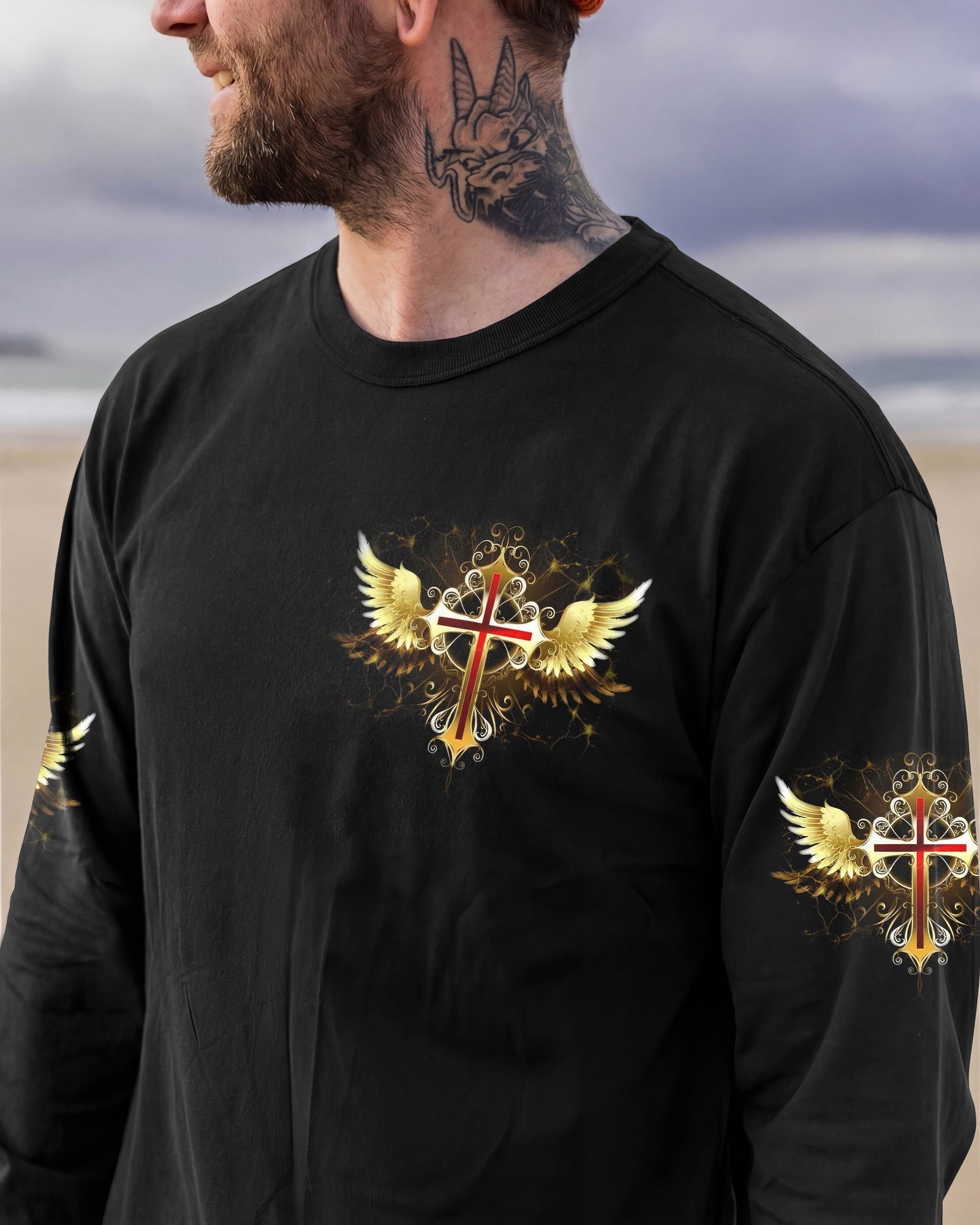 Even In Darkness I See His Light Men's All Over Print Shirt - Trunx816420