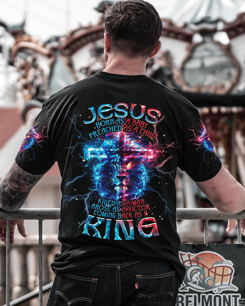 Coming Back As A King Lion Men's All Over Print Shirt - Trunx857408