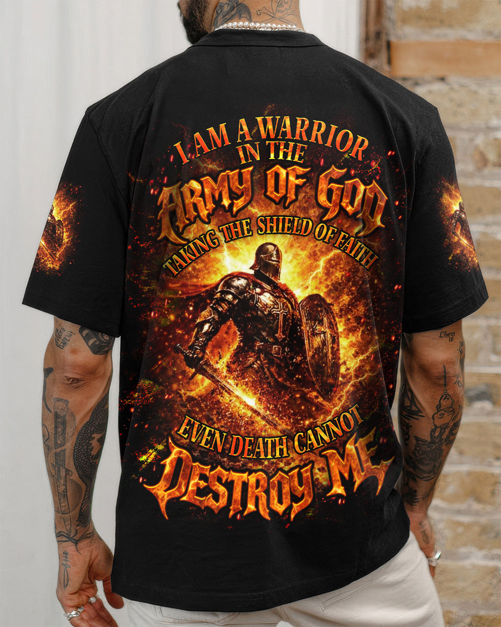 I Am A Warrior In The Army Of God Men's All Over Print Shirt - Trunx080730