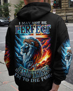 I May Not Be Perfect Lion Men's All Over Print Shirt - Trunx470560