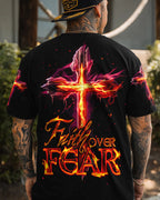 Faith Over Fear Men's All Over Print Shirt - Trunx999255