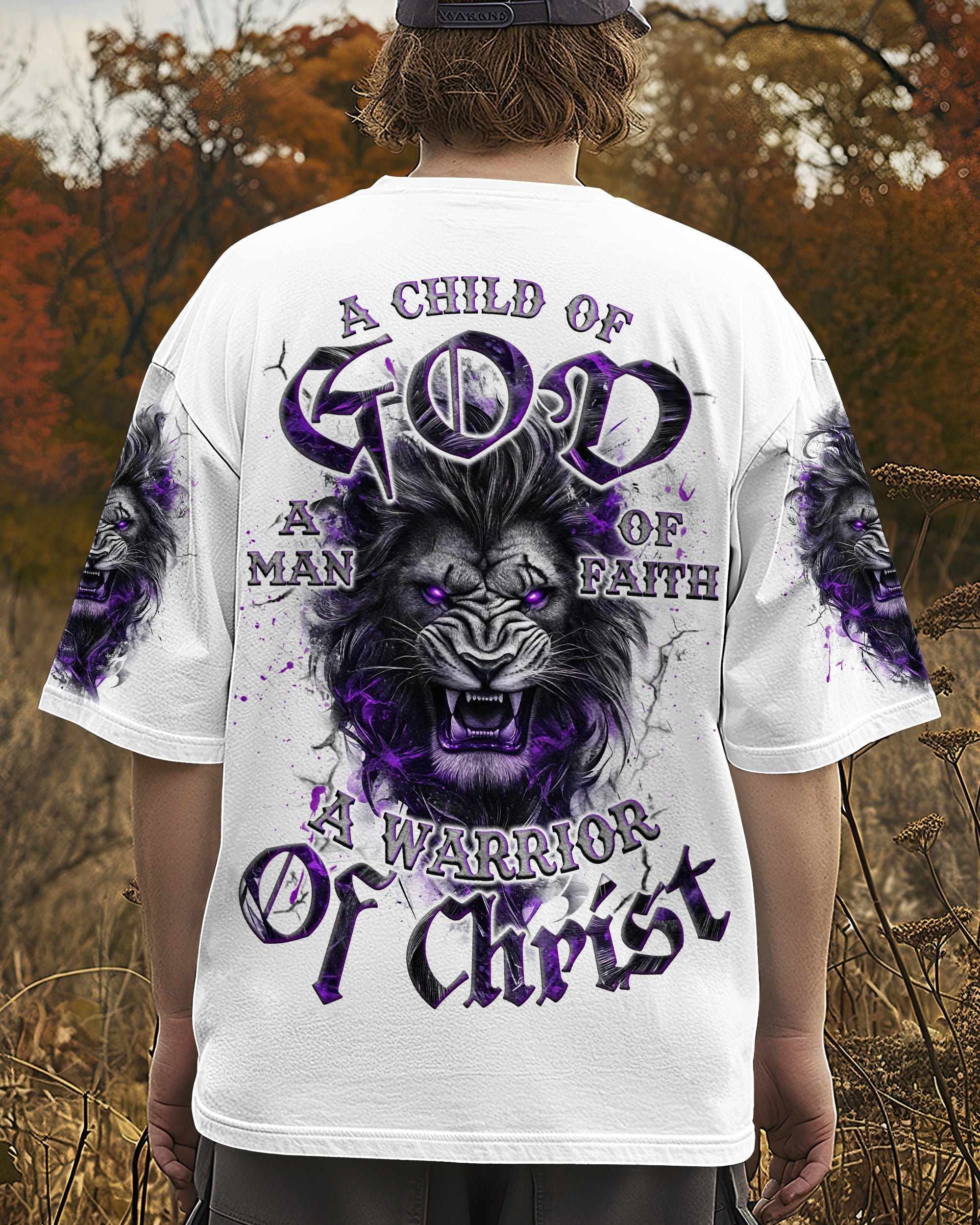 A Warrior Of Christ Lion Men's All Over Print Shirt - Trunx450743
