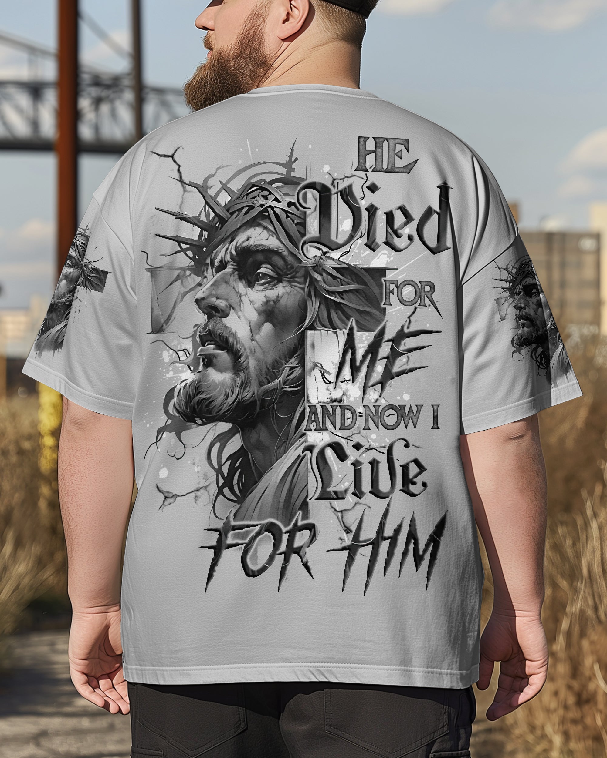 He Died For Me Men's All Over Print Shirt - Trunx756152