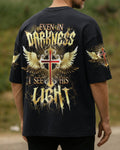 Even In Darkness I See His Light Men's All Over Print Shirt - Trunx816420