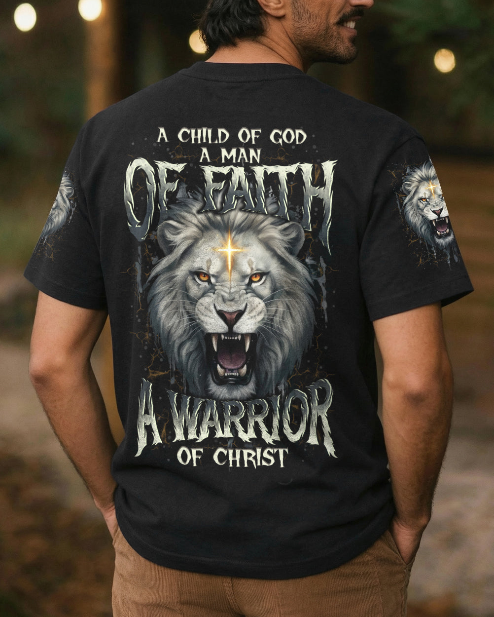 A Warrior Of Christ Lion Men's All Over Print Shirt - Trunx971586