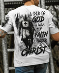 A Child Of God A Man Of Faith Men's All Over Print Shirt - Trunx612032