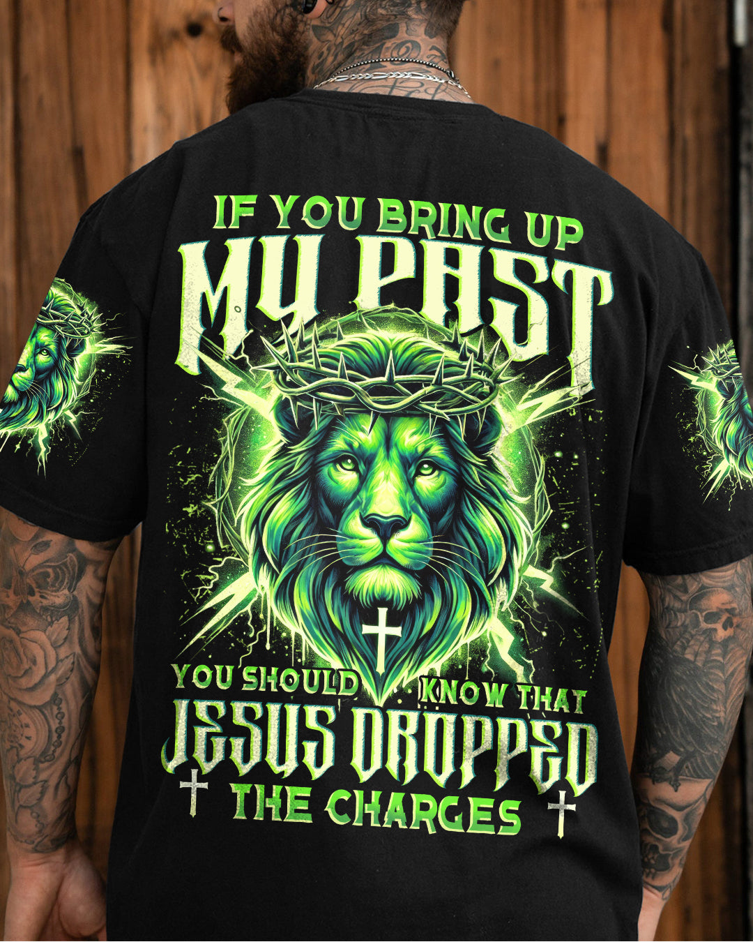 If You Bring Up My Past Lion Men's All Over Print Shirt - Trunx391620