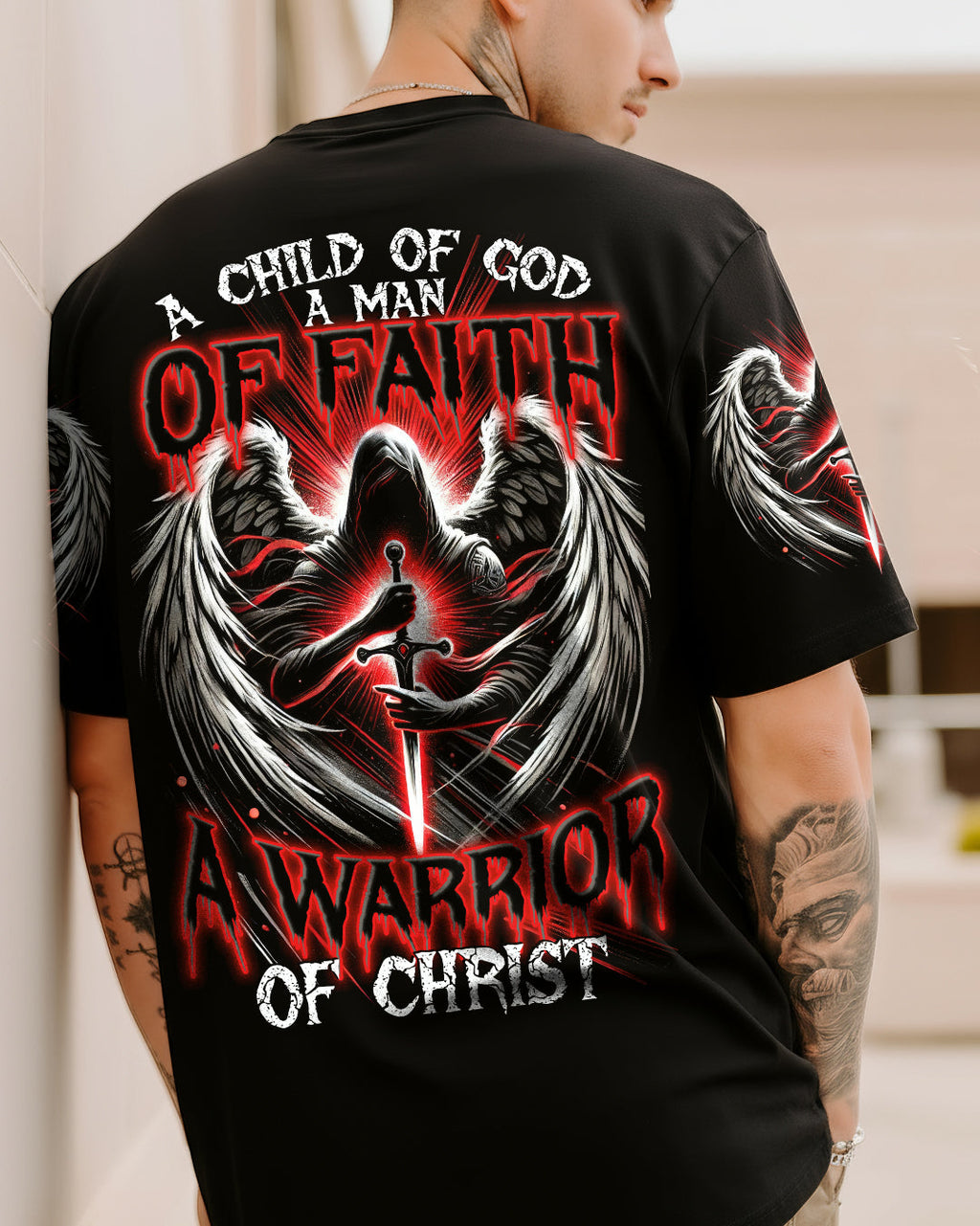 A Warrior Of Christ Men's All Over Print Shirt - Trunx448968