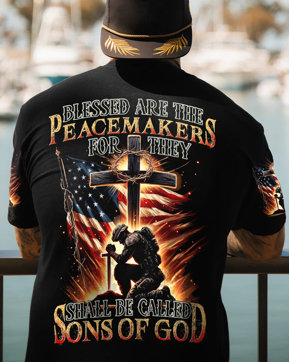 Blessed Are The Peacemakers Men's All Over Print Shirt - Trunx936366