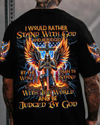 I Would Rather Stand With God Men's All Over Print Shirt - Trunx289130