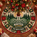 Rooted in Christ Personalized Christmas Tree Skirt