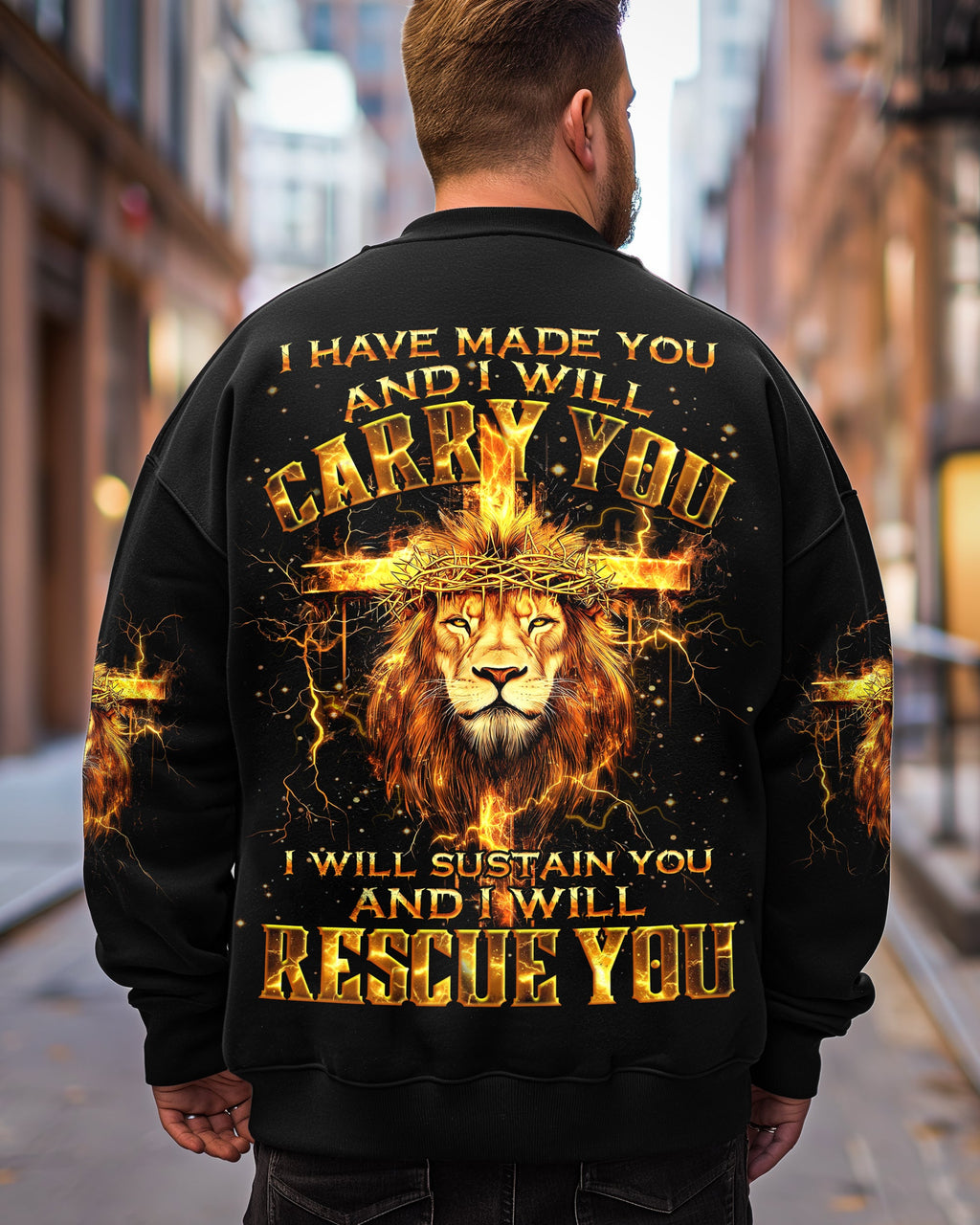 I Have Made You And I Will Carry You Men's All Over Print Shirt - Trunx276541
