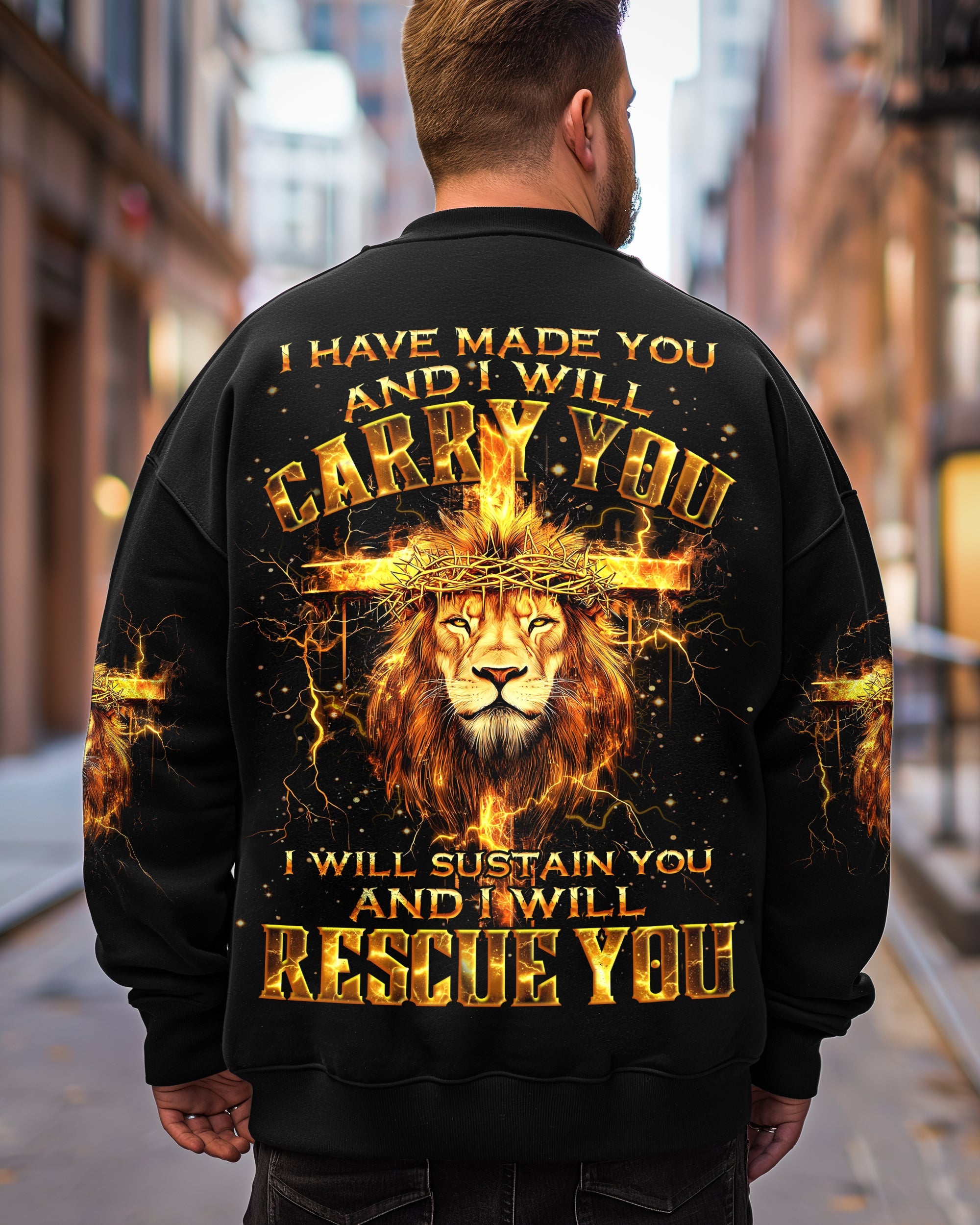 I Have Made You And I Will Carry You Men's All Over Print Shirt - Trunx276541