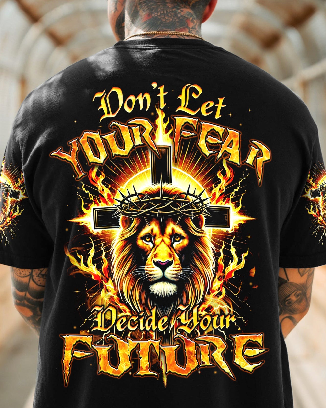 Don't Let Your Fear Decide Your Future Men's All Over Print Shirt - Trunx835957