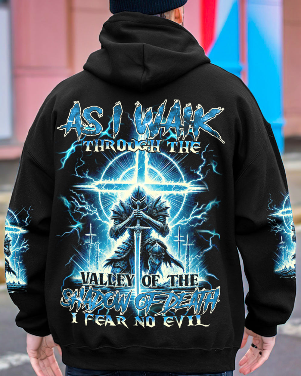 As I Walk Through The Valley Lion Men's All Over Print Shirt - Trunx793636