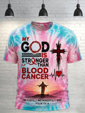 My God Is Stronger Than Blood Cancer T-Shirt – I Am Fearfully and Wonderfully Made | Psalm 139:14