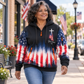 Graphic Art Personalized Half-Zip Hoodie Combo