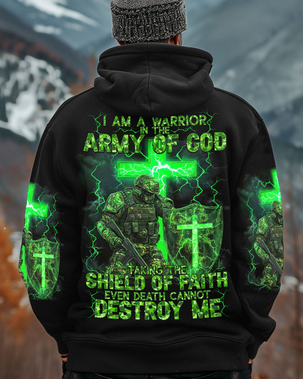 I Am A Warrior In The Army Of God Men's All Over Print Shirt - Trunx223810