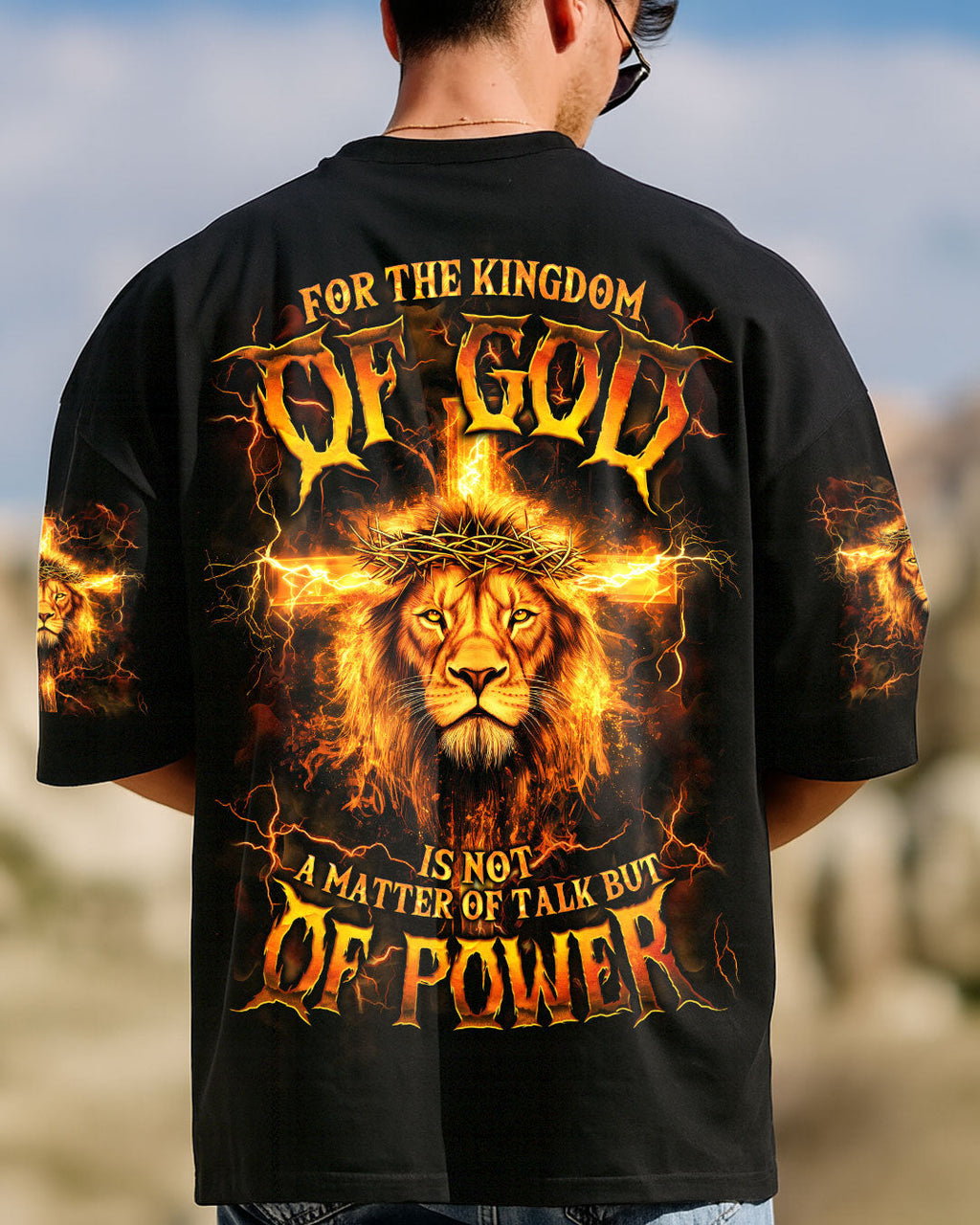 For The Kingdom Of God Lion Men's All Over Print Shirt - Trunx049866