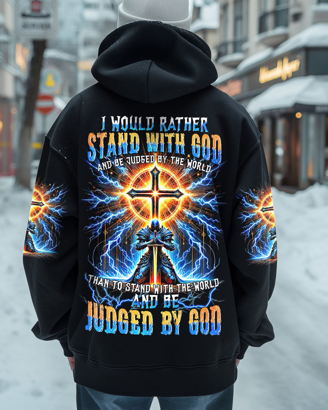 I Would Rather Stand With God Men's All Over Print Shirt - Trunx706434