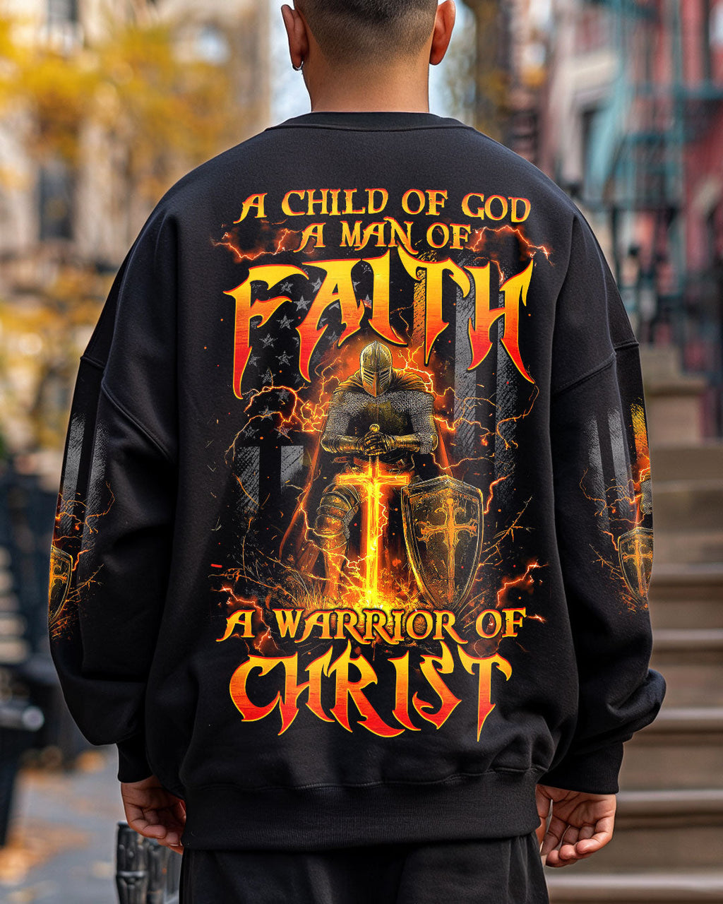 A Warrior Of Christ Men's All Over Print Shirt - Trunx194482