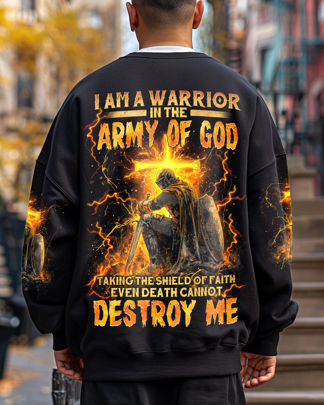 I Am A Warrior In The Army Of God Men's All Over Print Shirt - Trunx889725