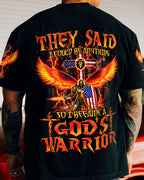 I Became God's Warrior Men's All Over Print Shirt - Trunx681668
